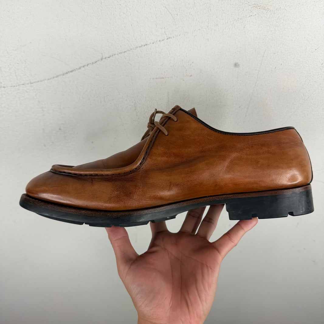 Prada Brown Para Derbies