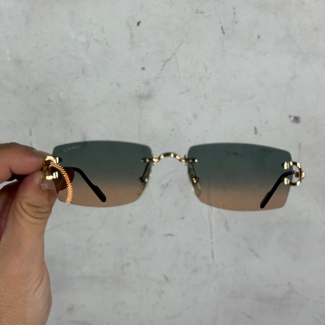 Cartier CT0550S Gold Wire Sunglasses