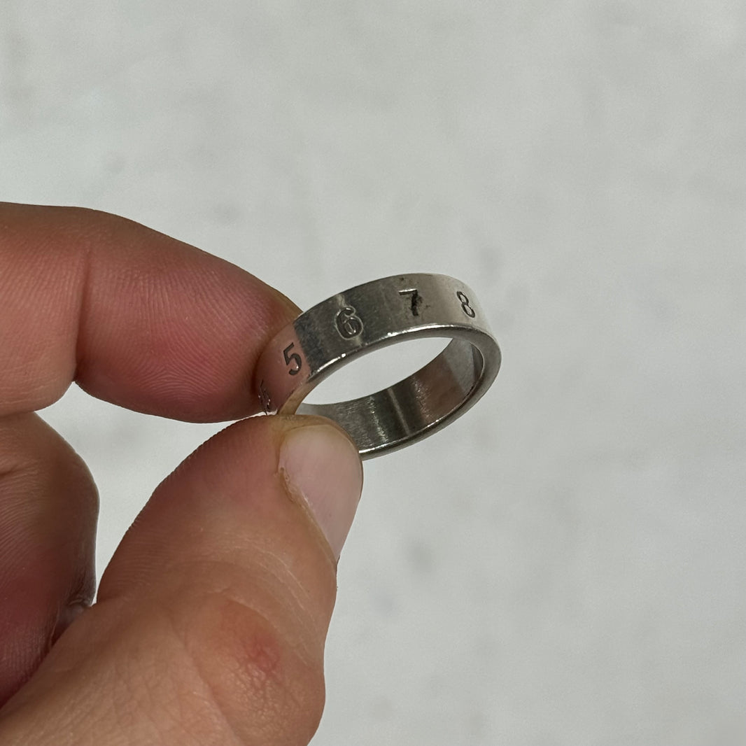 Margiela Numbers Scroll Ring