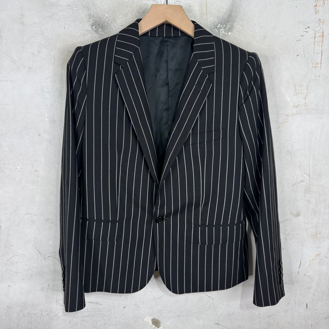 Celine Pinstripe Single Buttoned Blazer