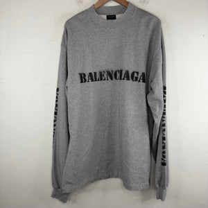 Balenciaga Sample Stencil Logo Sweatshirt