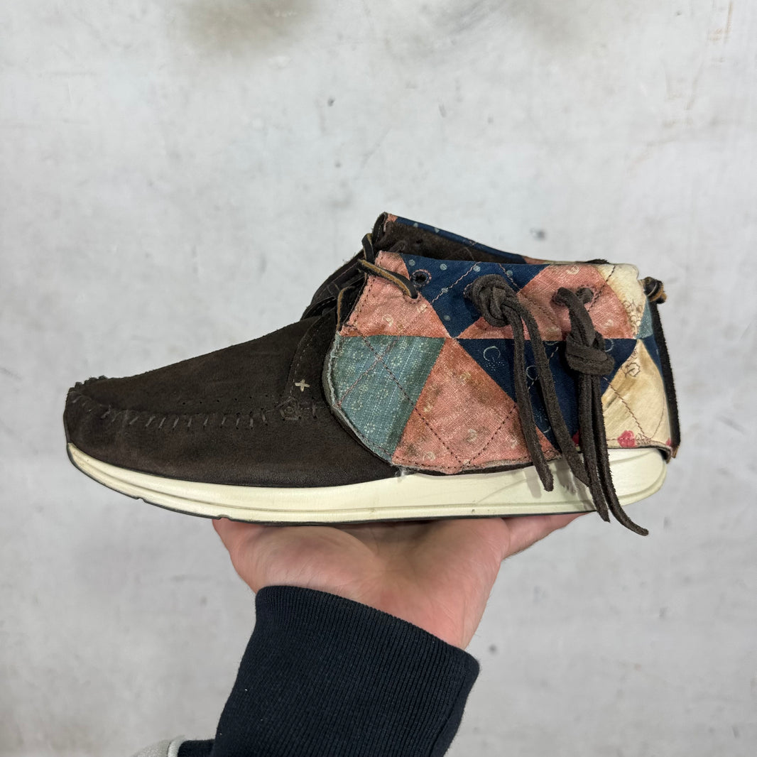 Visvim Brown Patchwork FBTs