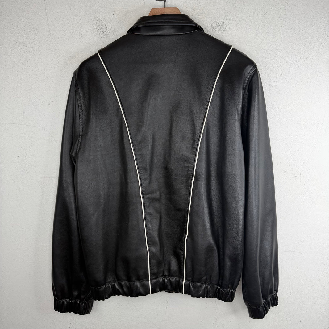 Ernest W Baker Lamb Leather Zip Up Jacket