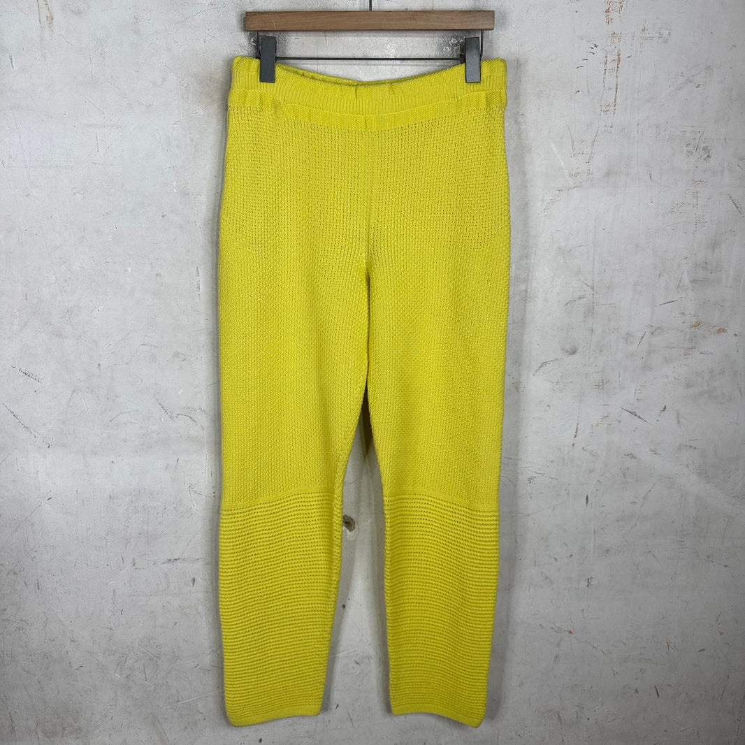 Issey Miyake Sample Yellow Knitted Pants