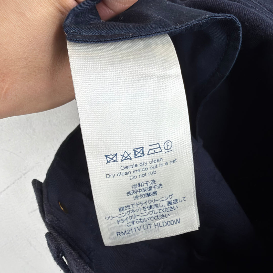 Louis Vuitton Virgil Navy Monogram Skinny Jeans