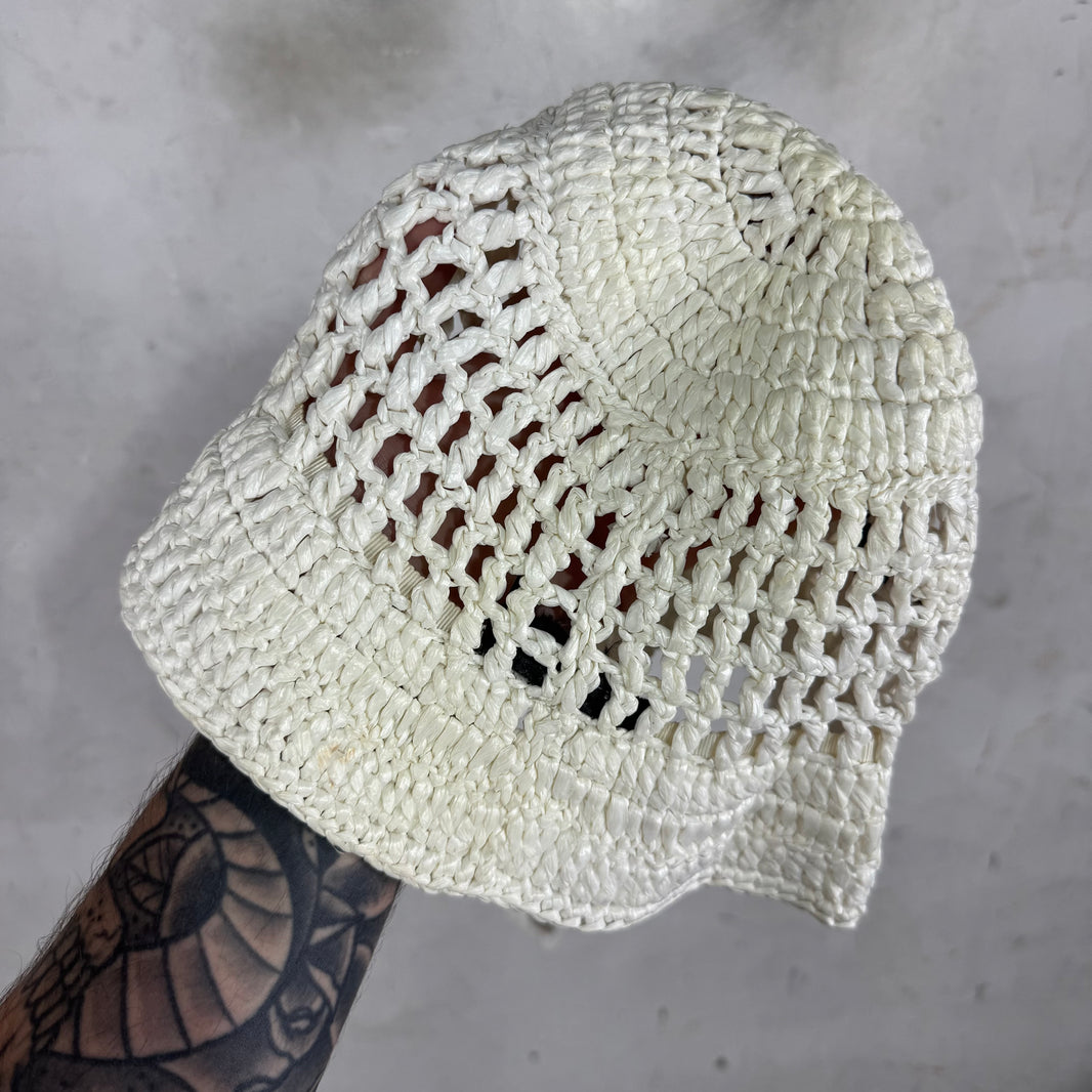 Prada Woven Logo Bucket Hat