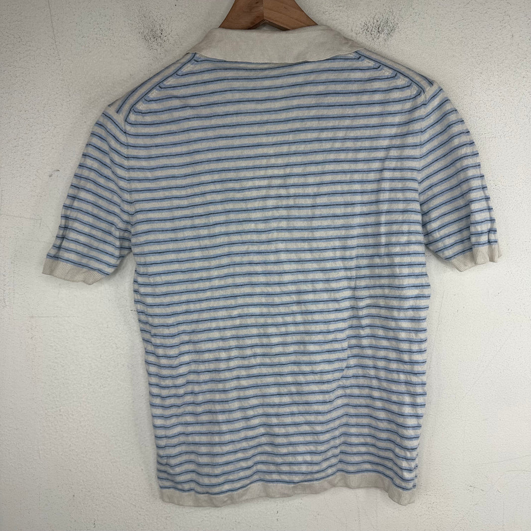 Prada Striped Polo Shirt