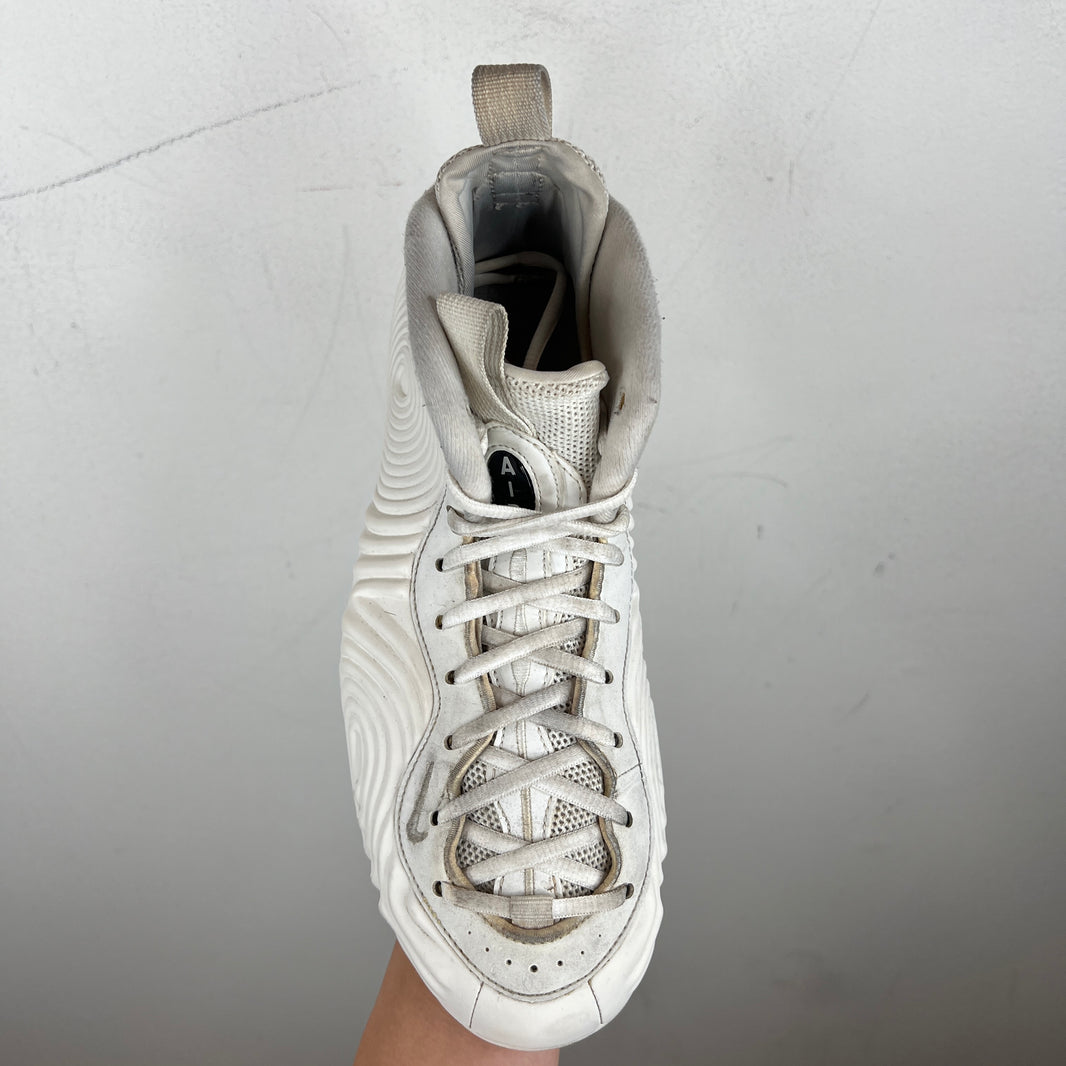 CDG Nike White Foamposite Sneakers