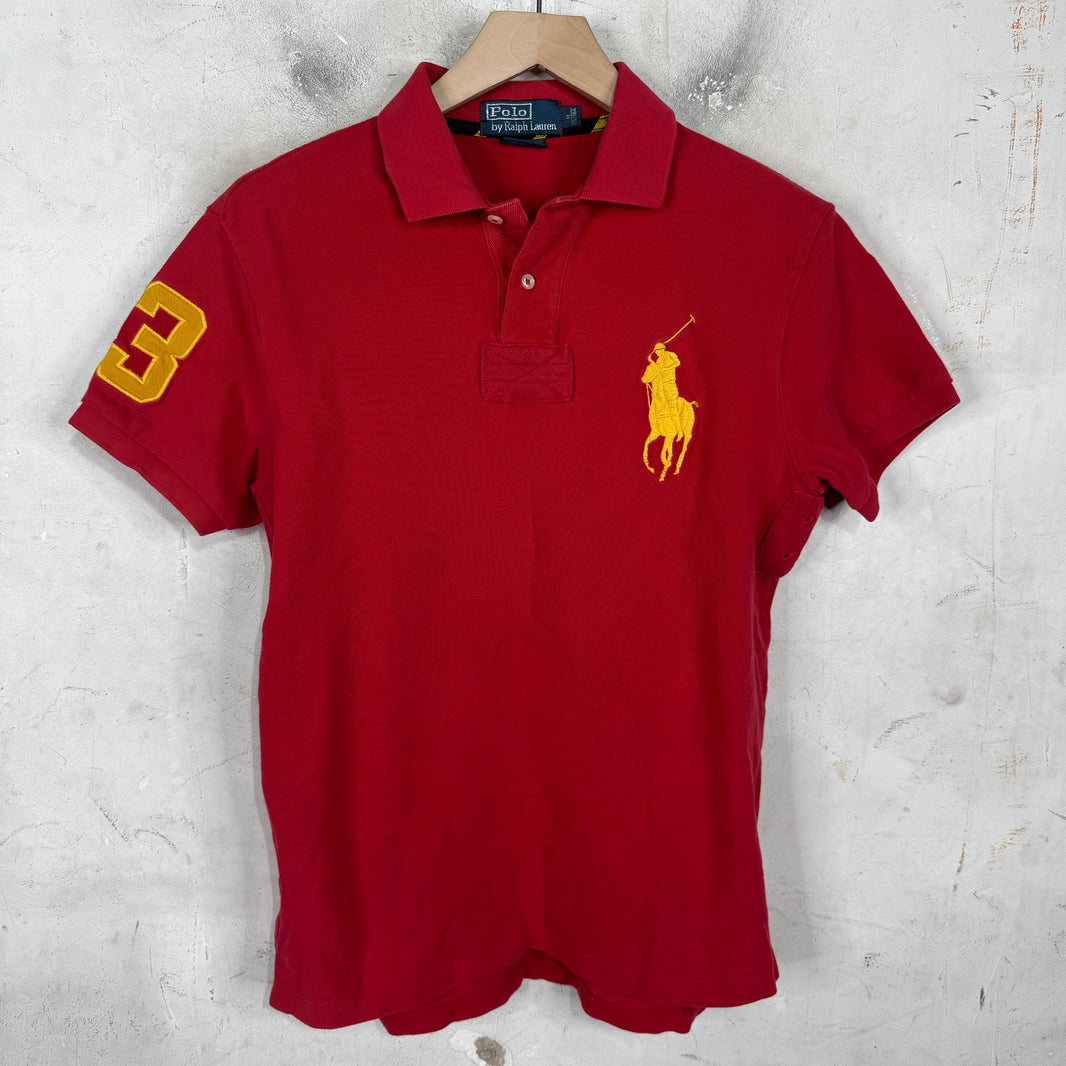 Ralph Lauren Red Yellow #3 Big Pony Polo