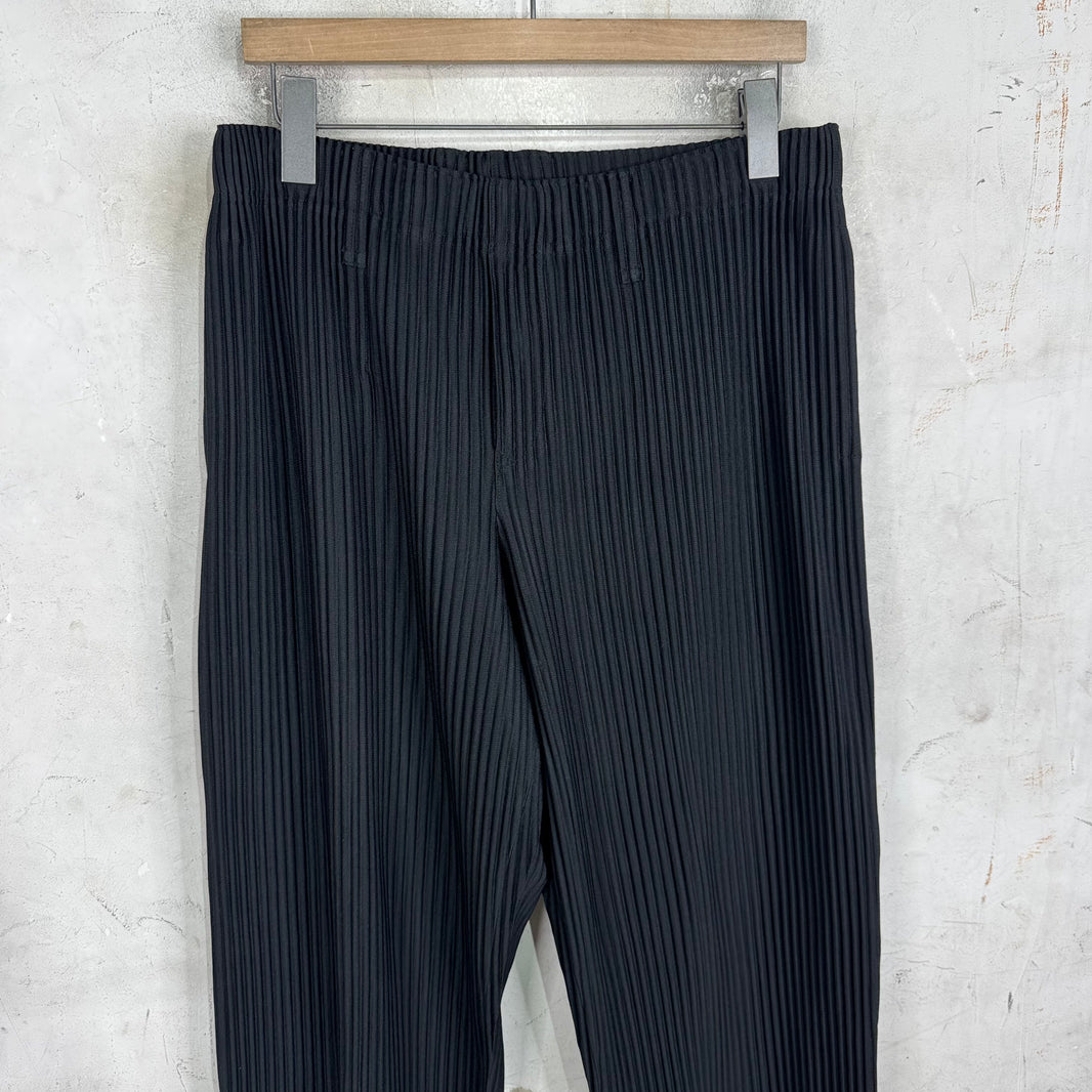 Issey Miyake Black Pleated Trousers