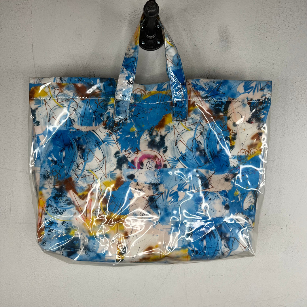CDG Futura Patent Tote Bag