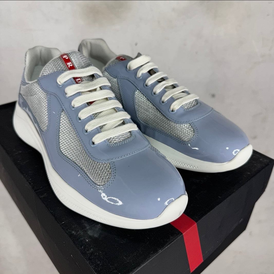 Prada Light Blue Patent Americas Cup