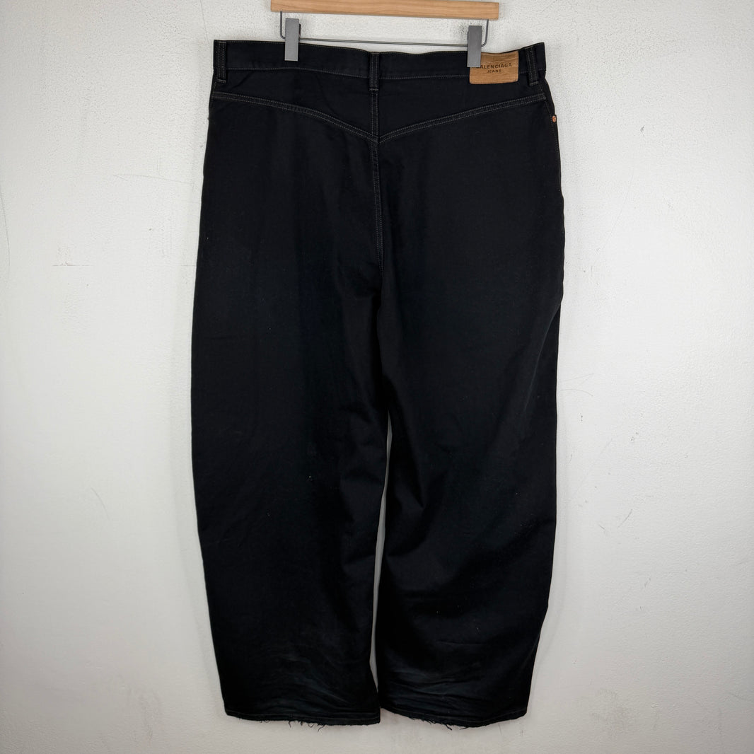 Balenciaga Double Front Pocket Baggy Jeans