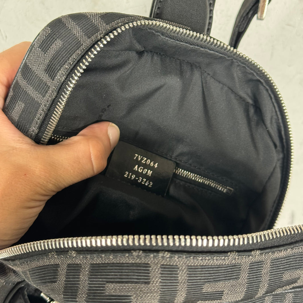 Fendi Canvas Zucca Sling Bag