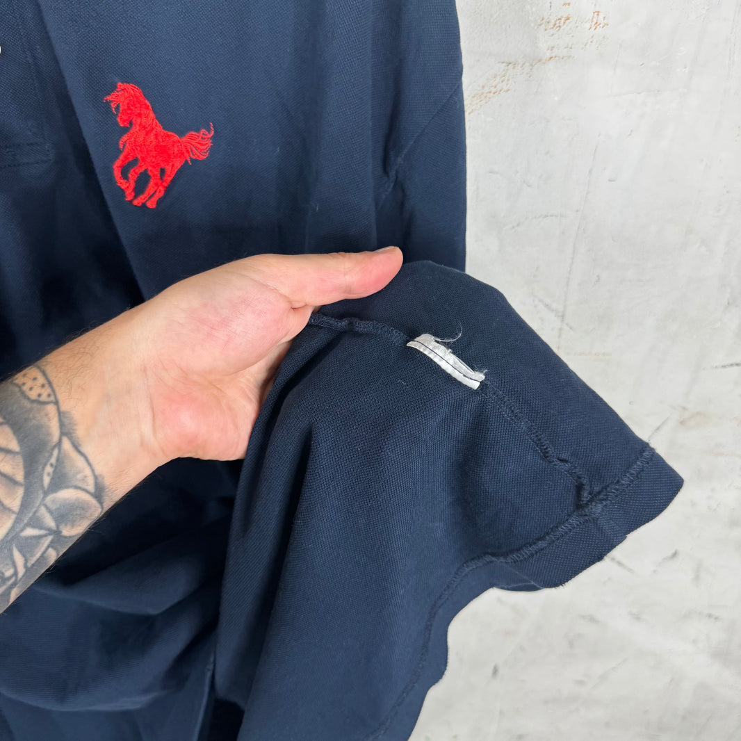 Balenciaga Distressed Oversized Polo