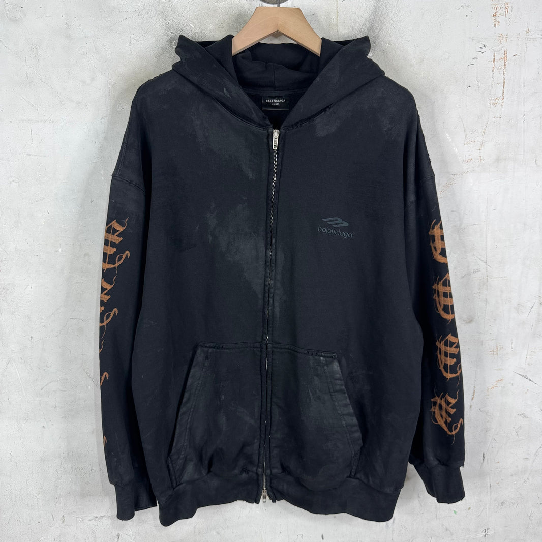 Balenciaga Heavy Metal 3B Zip Hoodie