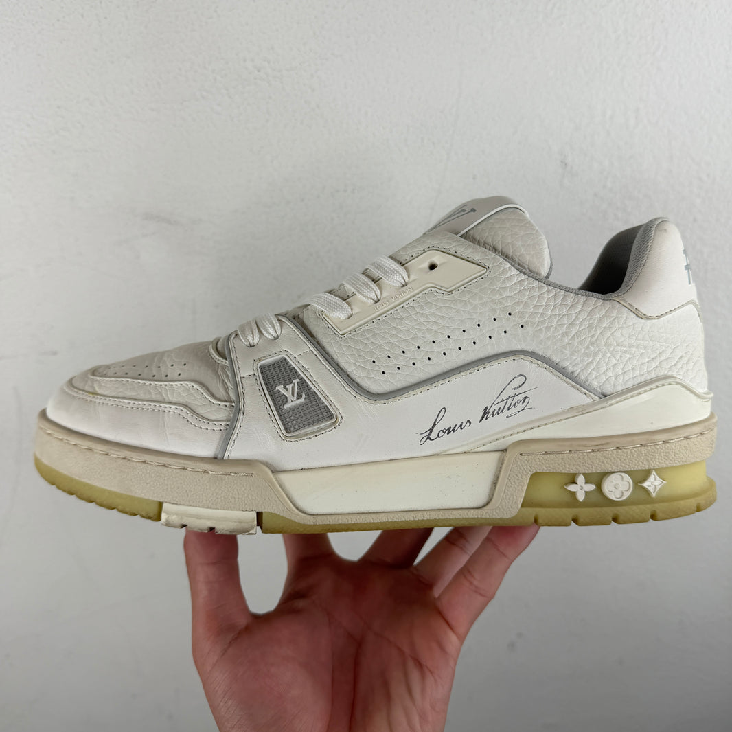 Louis Vuitton White Low Top Trainers