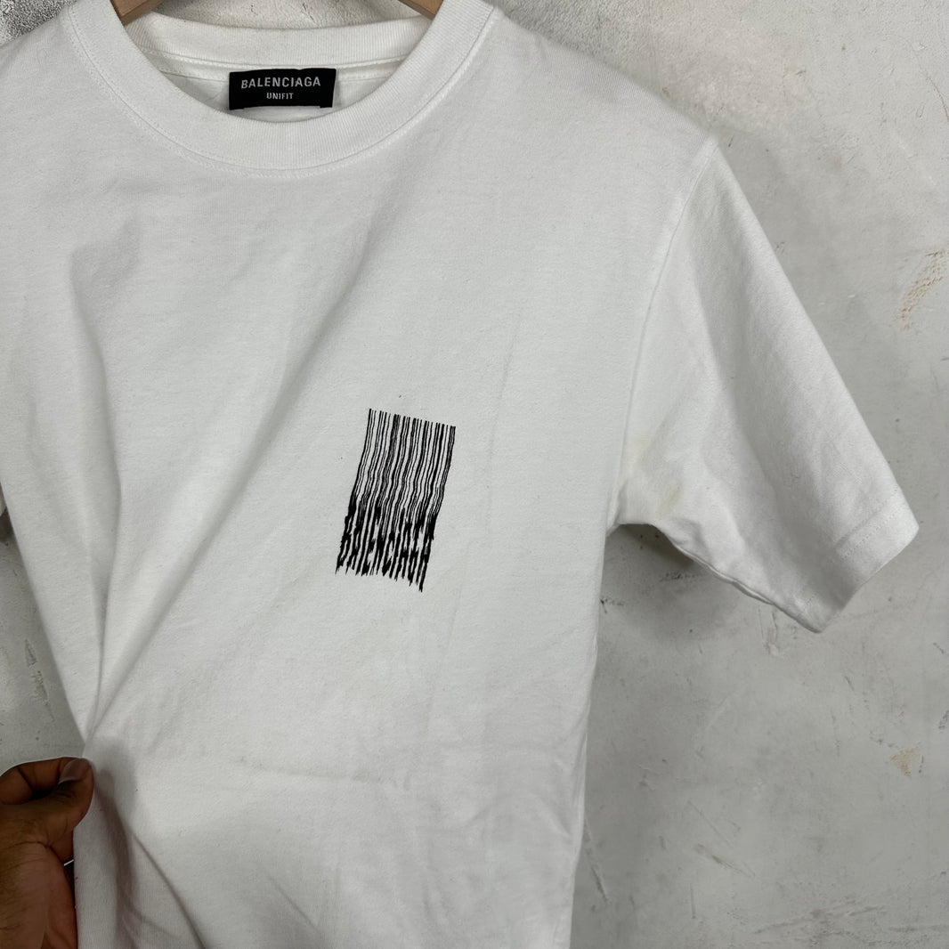 Balenciaga Barcode Logo T-Shirt