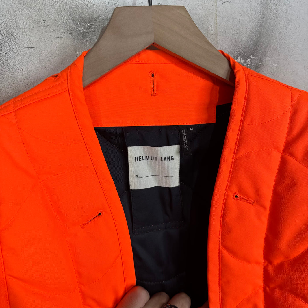 Helmut Lang Orange Military Liner Jacket