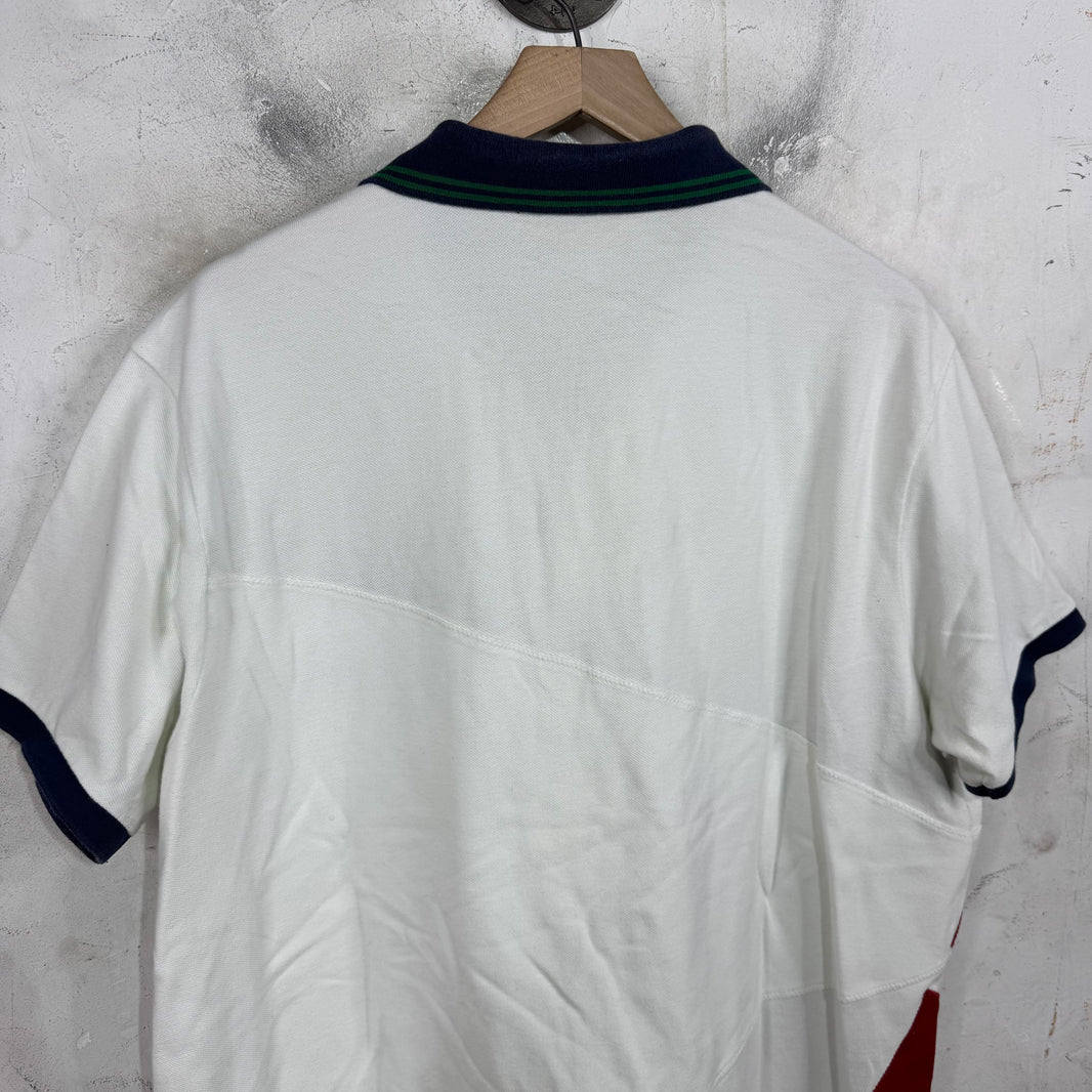 Ralph Lauren White Flag Patched 5 Polo