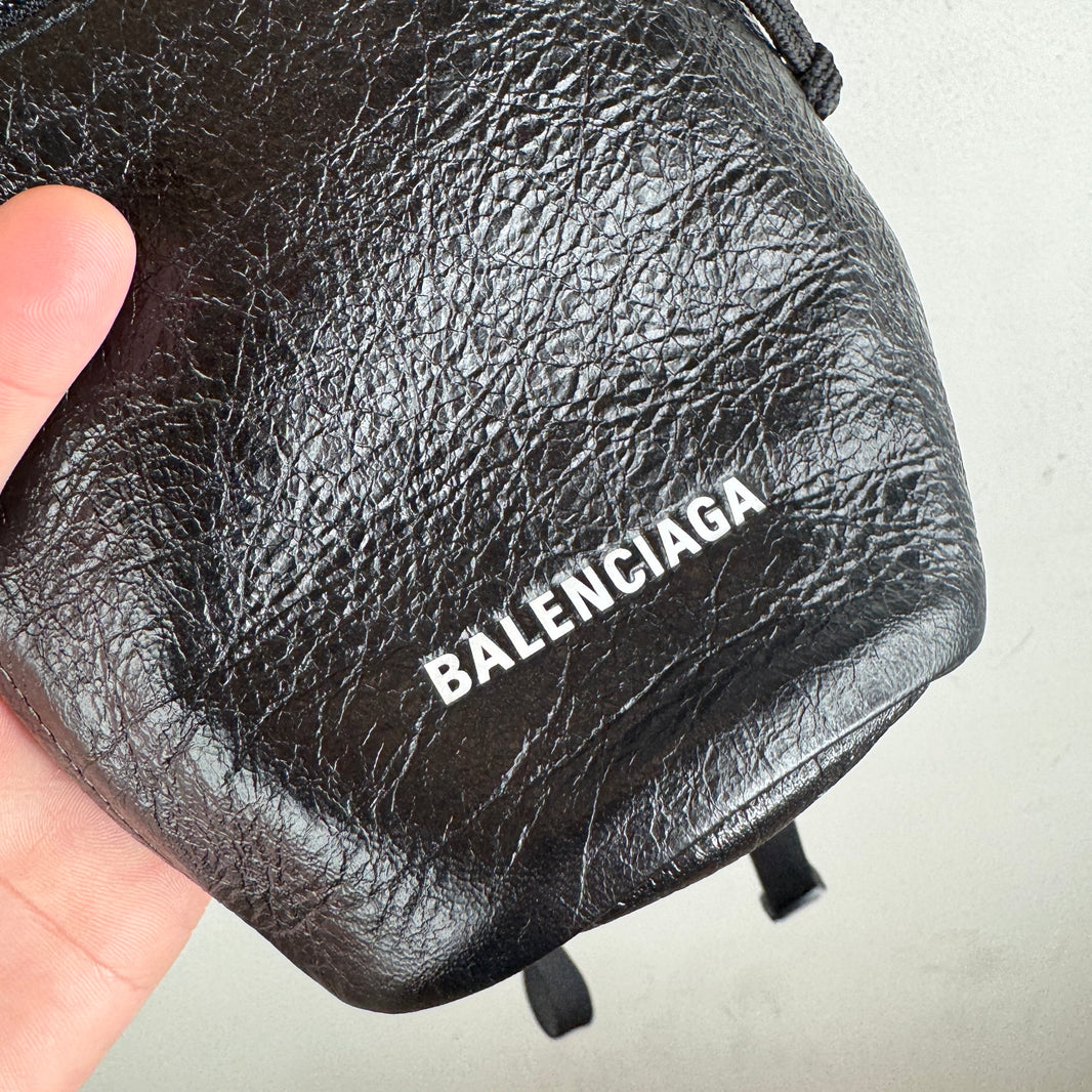 Balenciaga Round Leather Side Bag