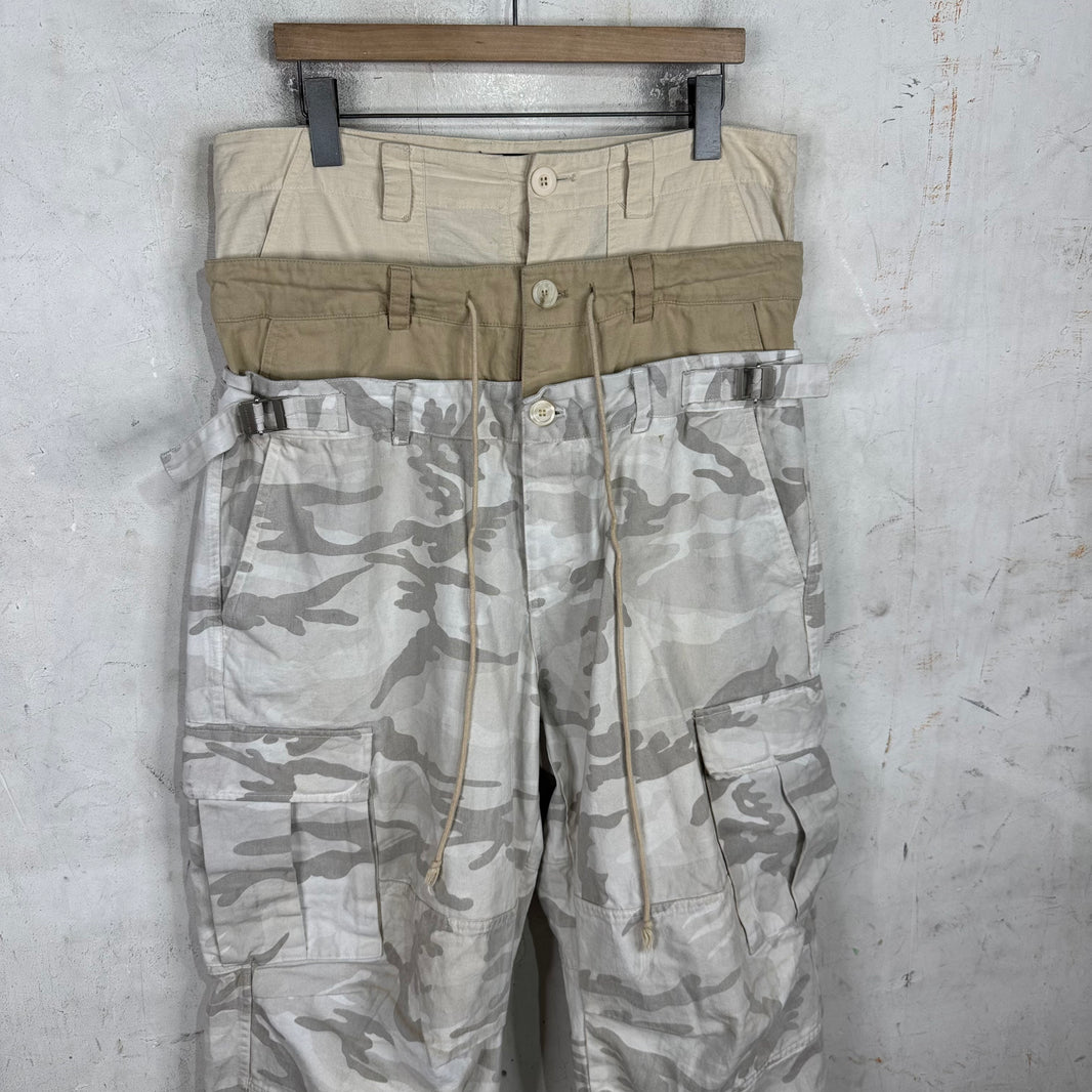 Project GR Triple Layer Sand Camo Cargos