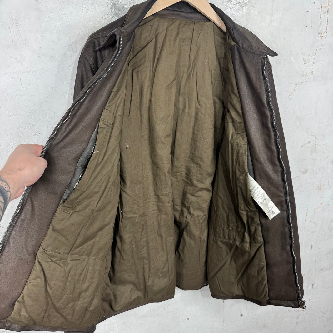 Rick Owens Brad Jacket Brown