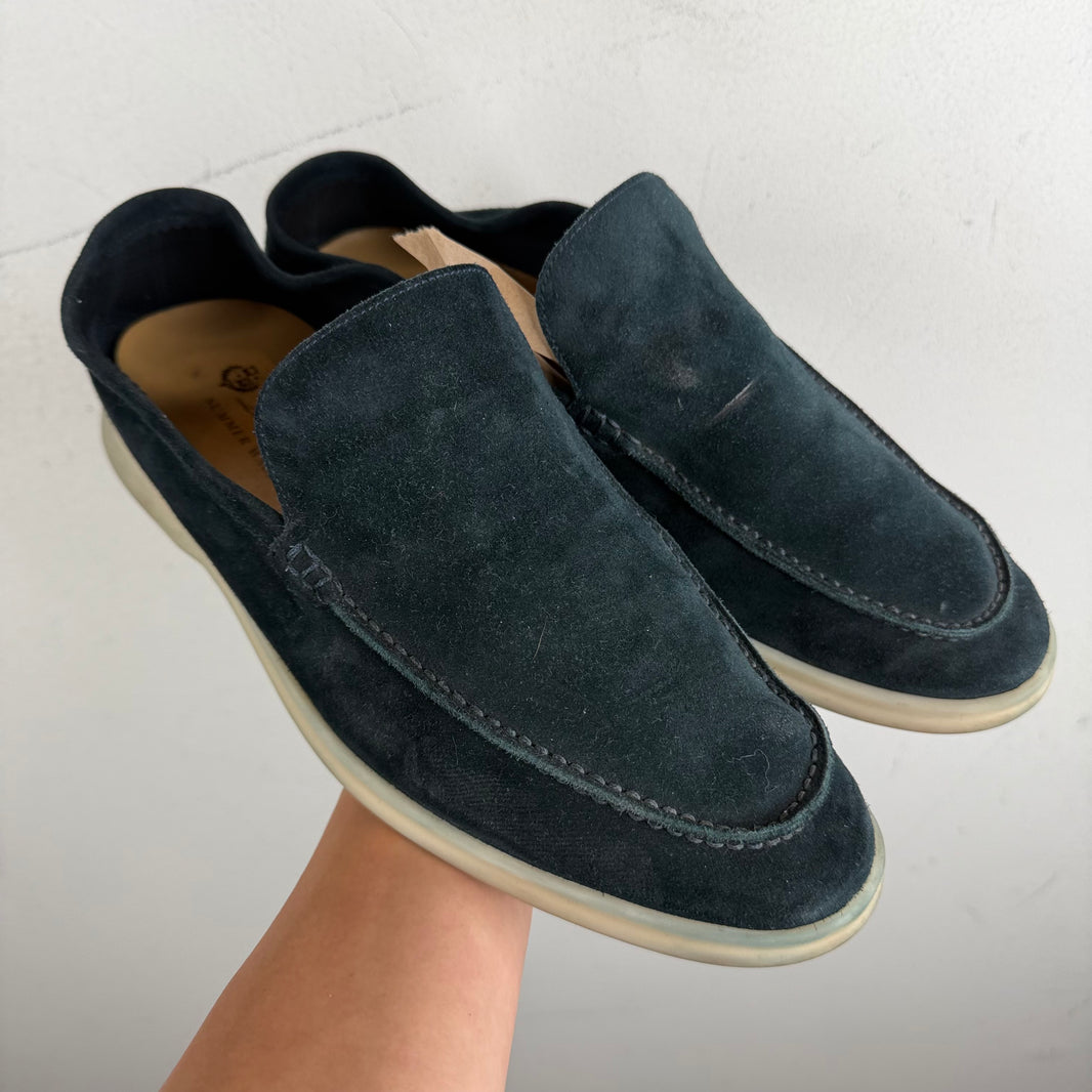 Loro Piana Suede Summer Walk Loafers