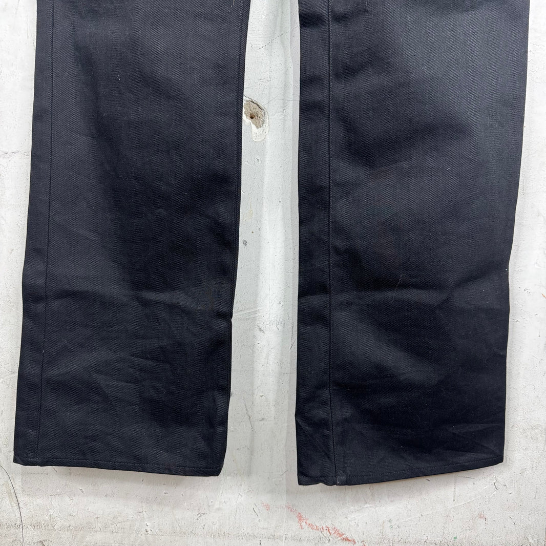 Gucci Black Raw Horsebit Jeans
