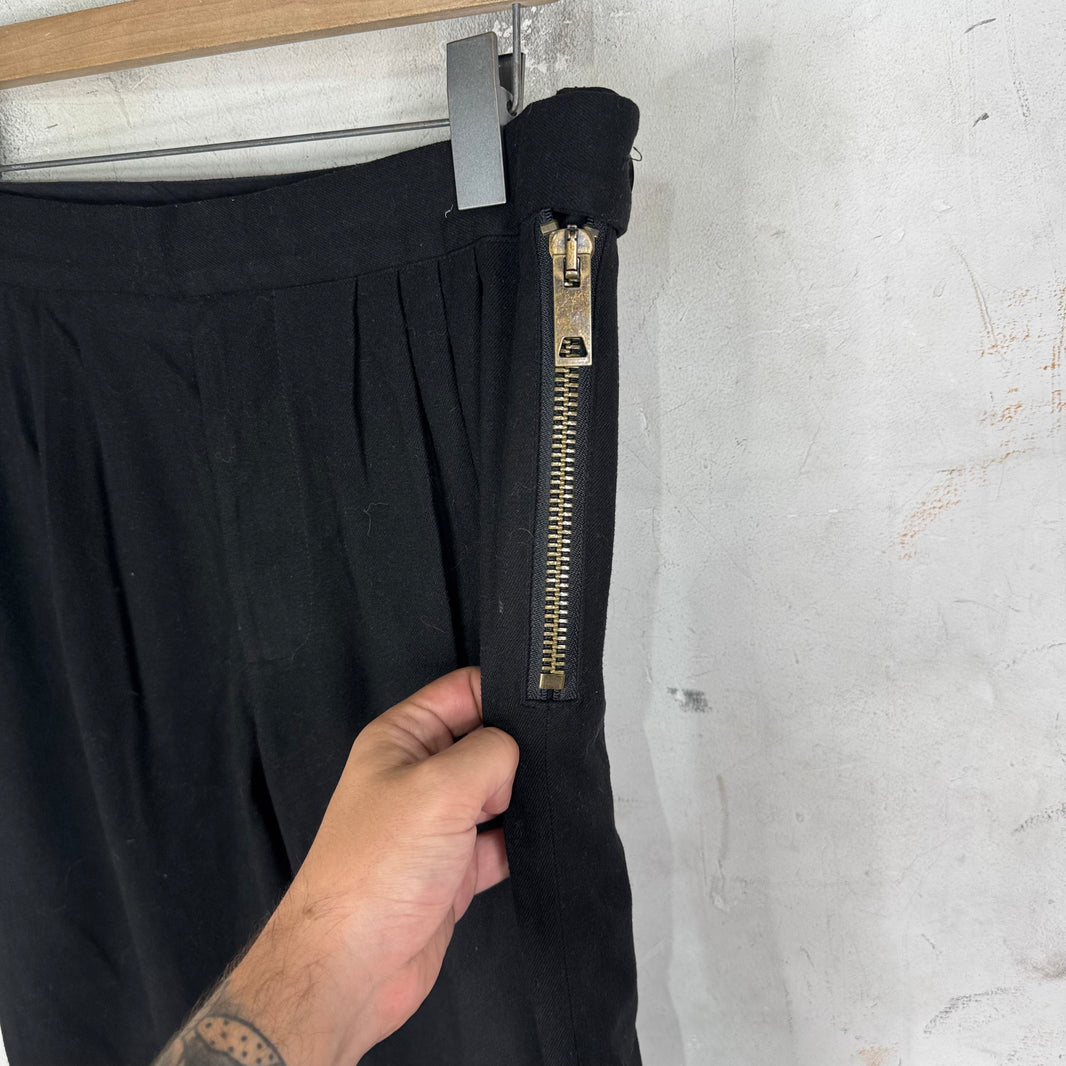 Raf Simons AW 00-01 Wool Side Zipped Trousers