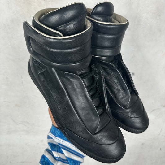 Margiela Black Leather Future Highs