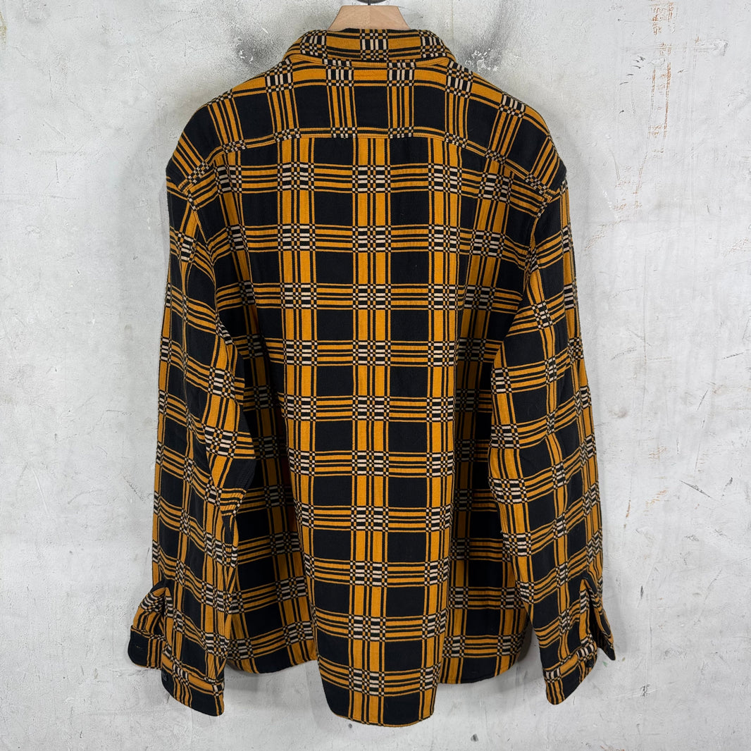 RRL Black/Yellow Heavy Flannel Shirt
