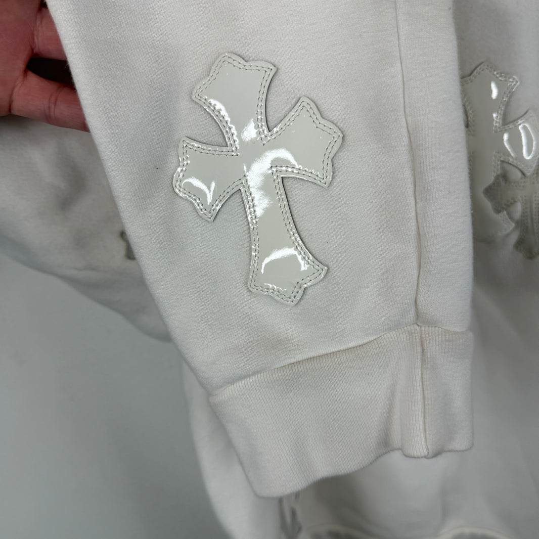 Chrome Hearts White 22 Patch Sweater
