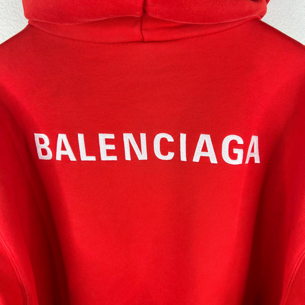 Balenciaga Embroidered Logo Hoodie