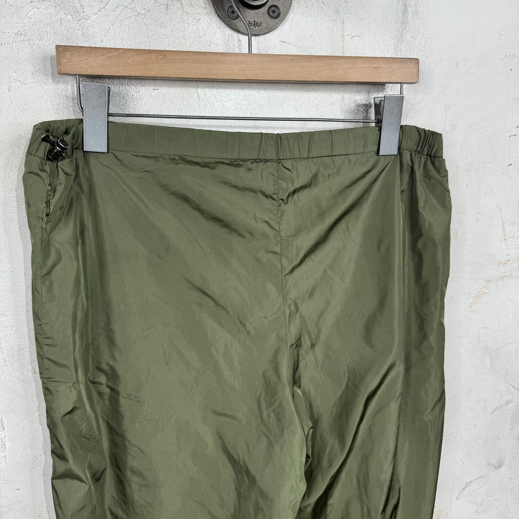 Prada Green Windbreaker Pants
