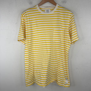 Visvim Yellow Striped Pocket T-Shirt