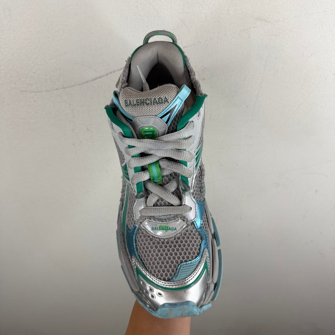 Balenciaga Gray/Green Runners