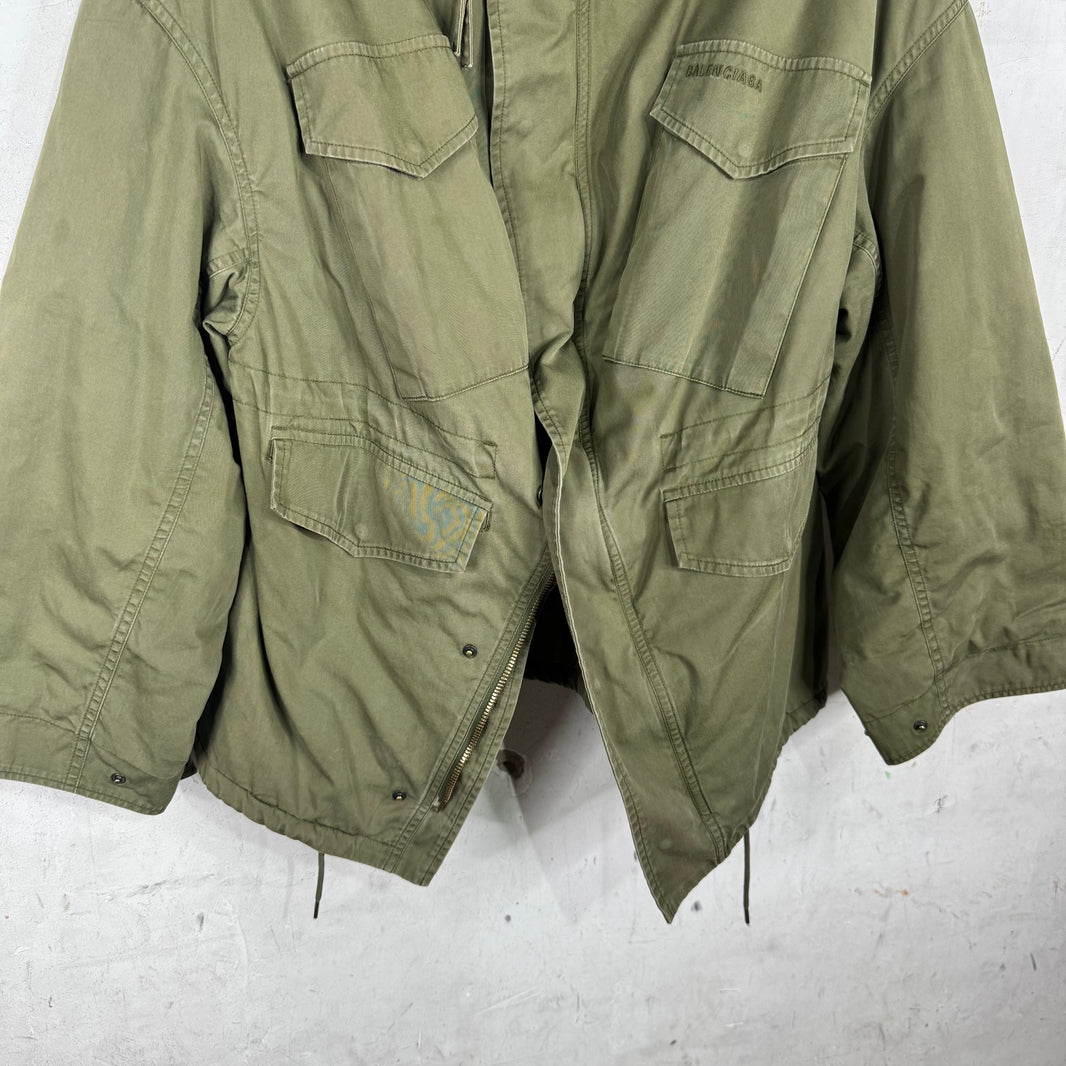 Balenciaga Khaki Swing Jacket
