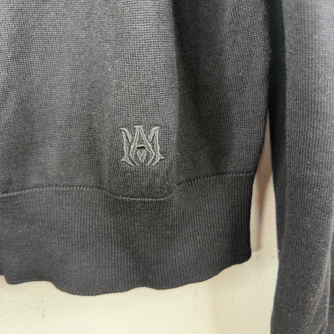 Amiri Black Wool Sweater