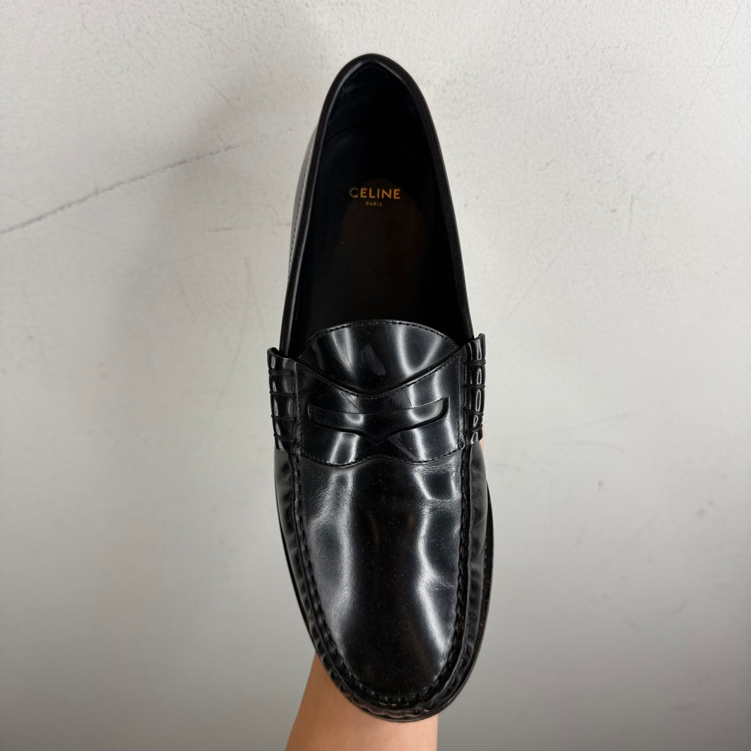 Celine Black Loafers