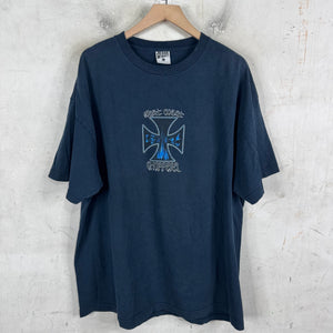 Vintage WCC Navy Skull Cross T-Shirt