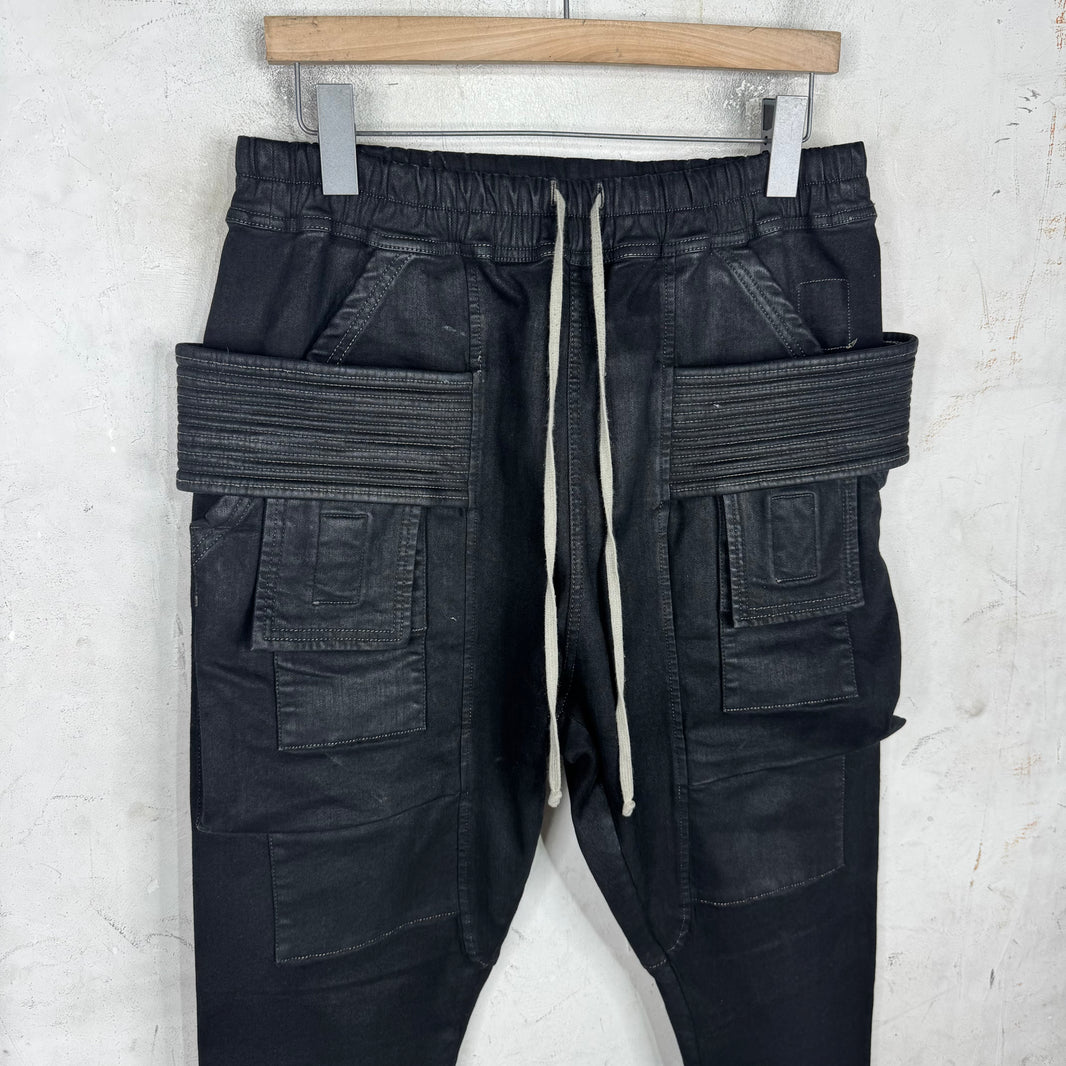 DRKSHDW Waxed Creatch Pants