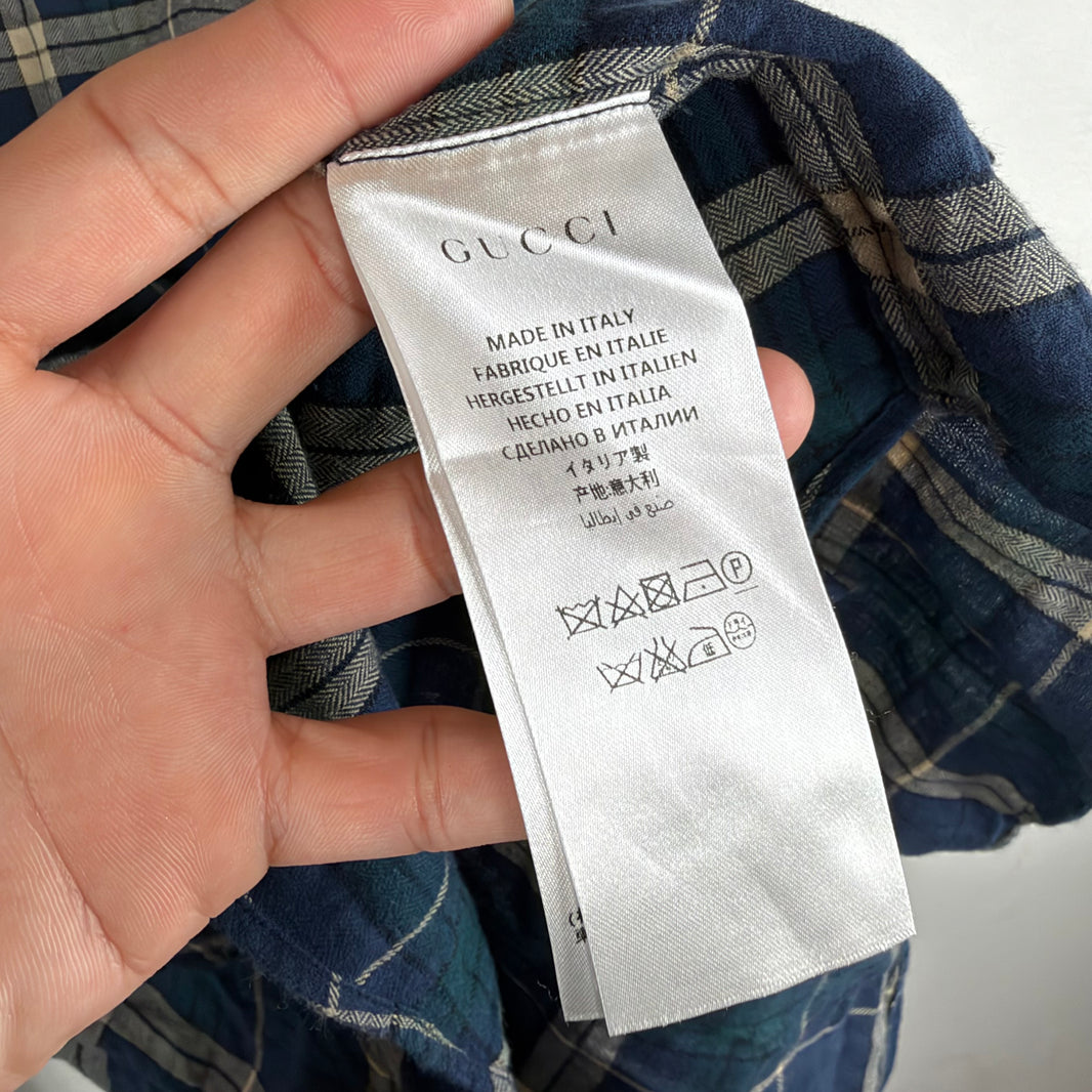 Gucci Plaid Flannel Shirt