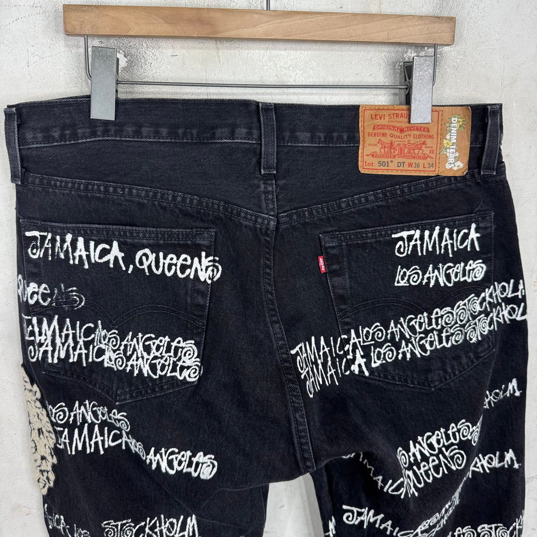 Denim Tears x Levis Our Legacy Patch Jeans