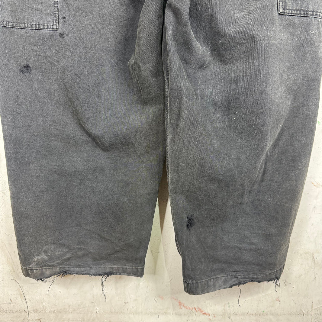 Balenciaga Washed Baggy Drawstring Carpenters
