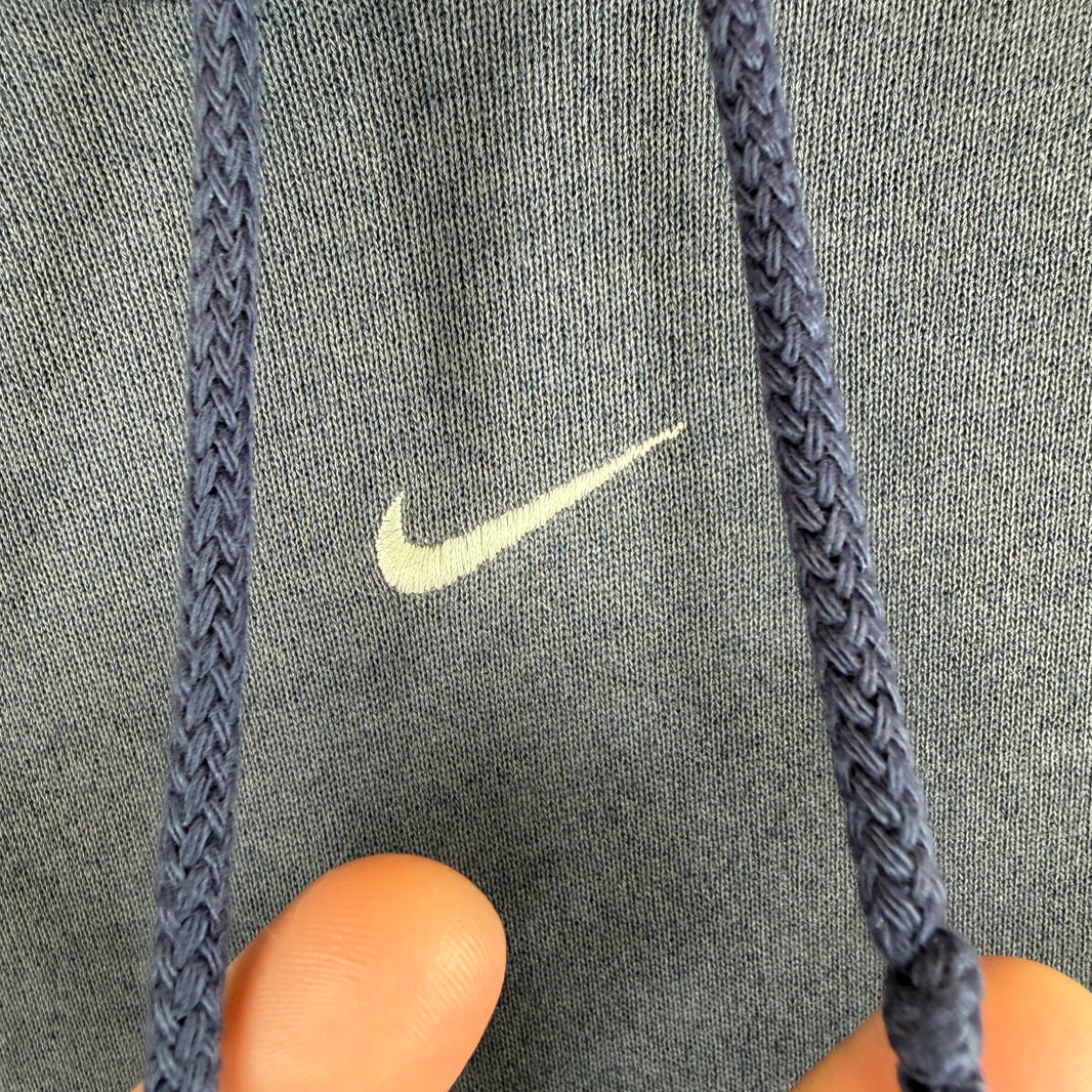 Vintage Nike Center Swoosh Navy Hoodie