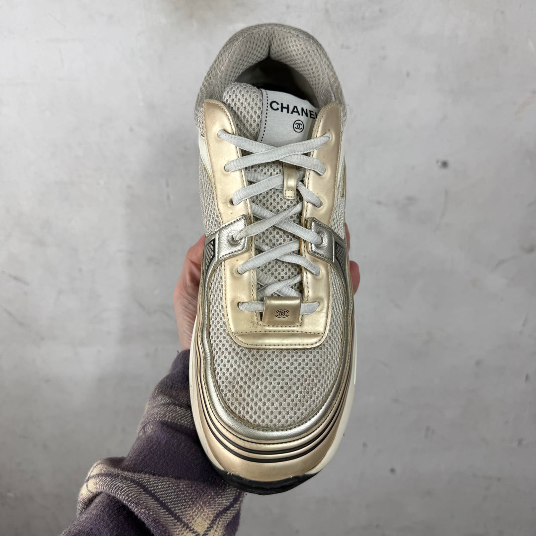 Chanel CC Runner Gold Laminate