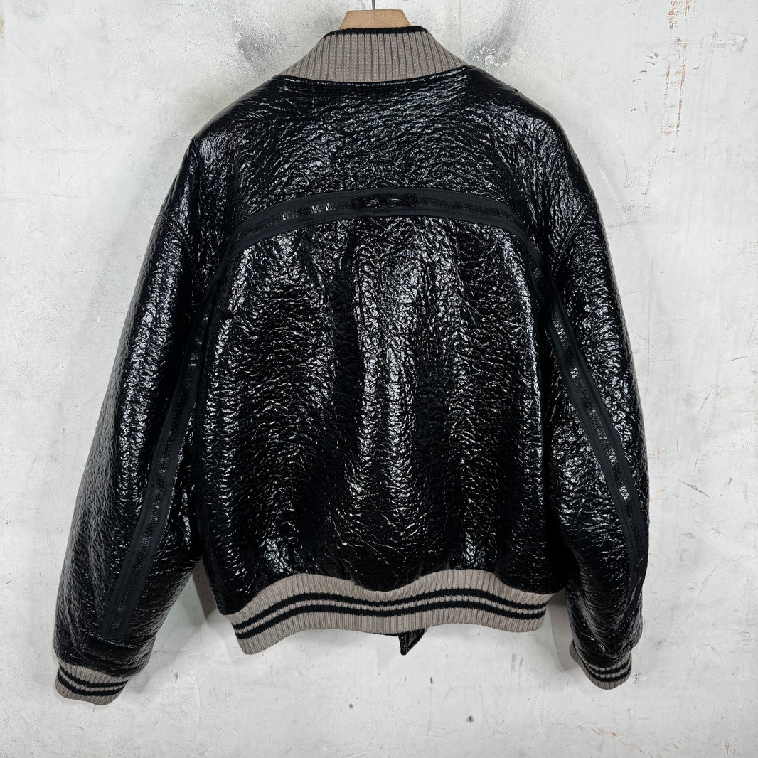 Dries Van Noten PVC Coated Back Zip Bomber