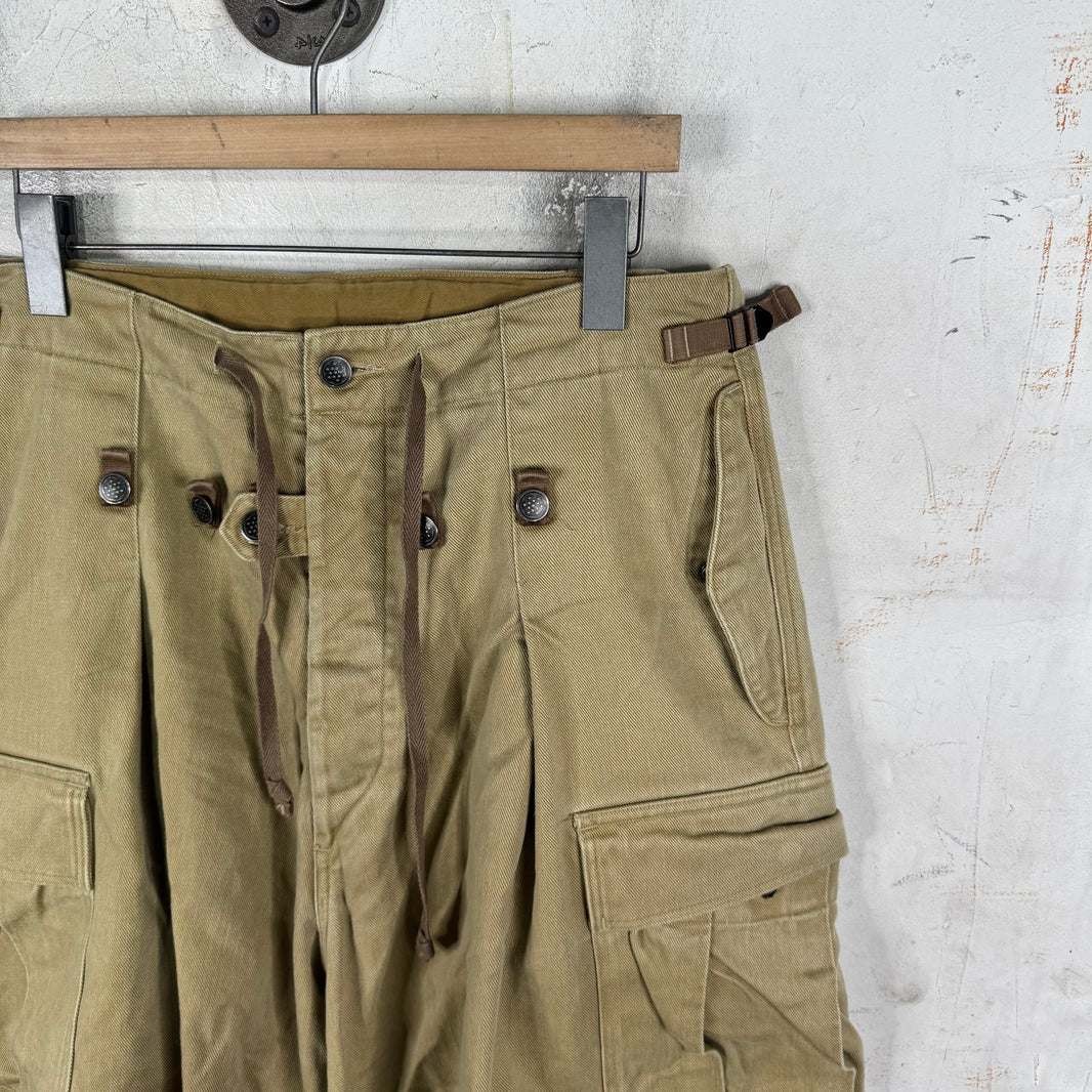Kapital Heavy Canvas Wide Leg Cargo Pants