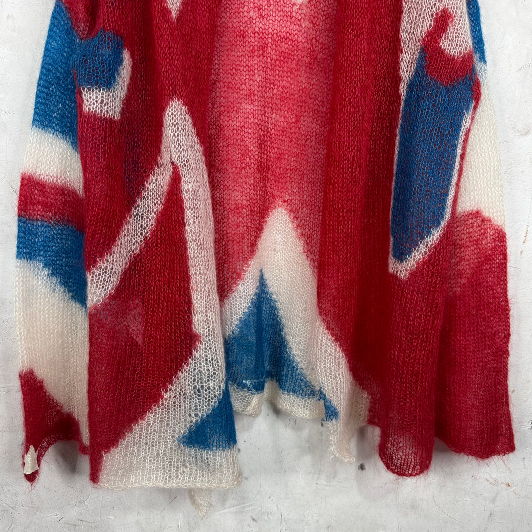 Chrome Hearts Star Patch Split Mohair Sweater